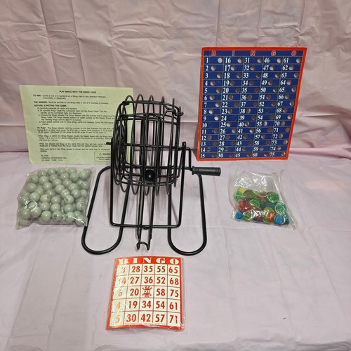 Deluxe metal bingo - metal, cage