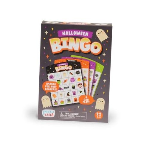 Halloween family bingo - halloween, game