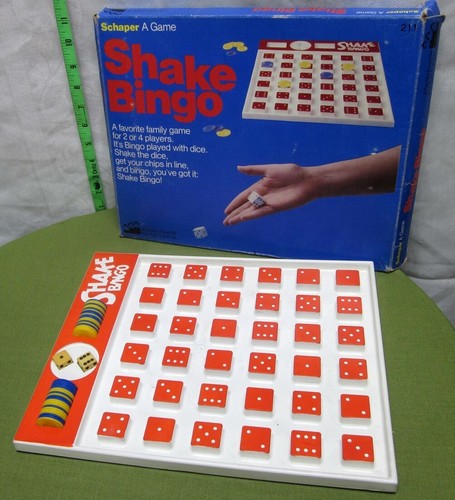 Shake bingo board game - game, schaper