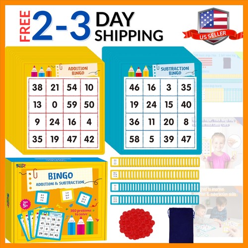 Addition subtraction bingo - addition,